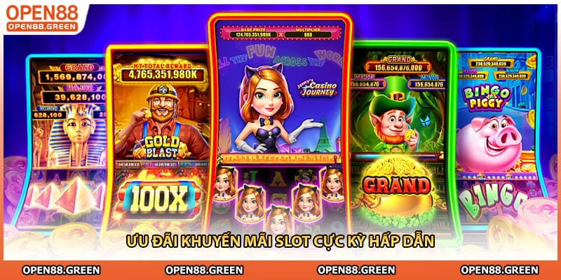 Ưu đãi khuyến mãi slot cực kỳ hấp dẫn